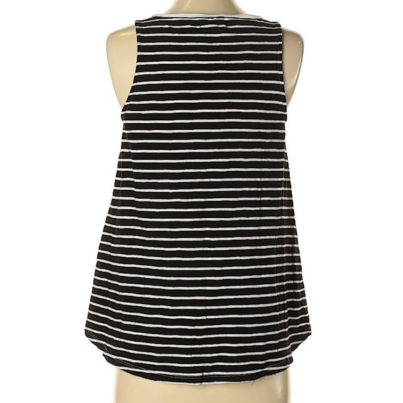 ⭐️2/$30 Madewell black and white tunic tank S/XS - Picture 4 of 7